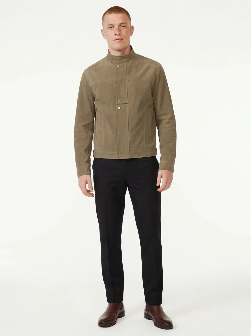 Brushed Avant-Garde Jacket
