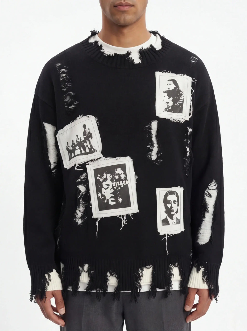 Grozavu Combed Tailored Sweatshirt