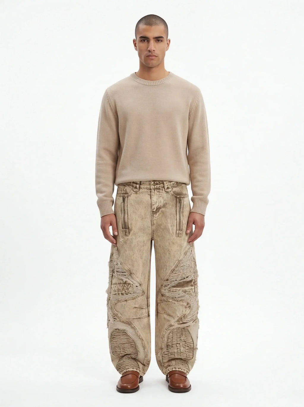 Matte Tailored Jeans