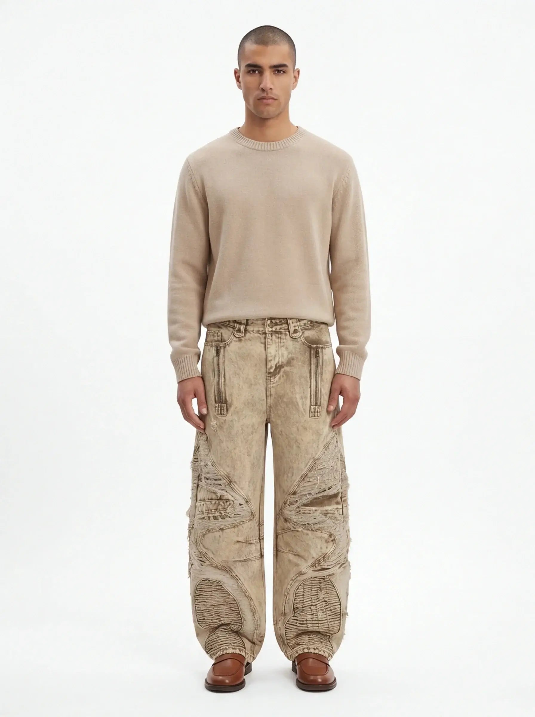 Matte Tailored Jeans