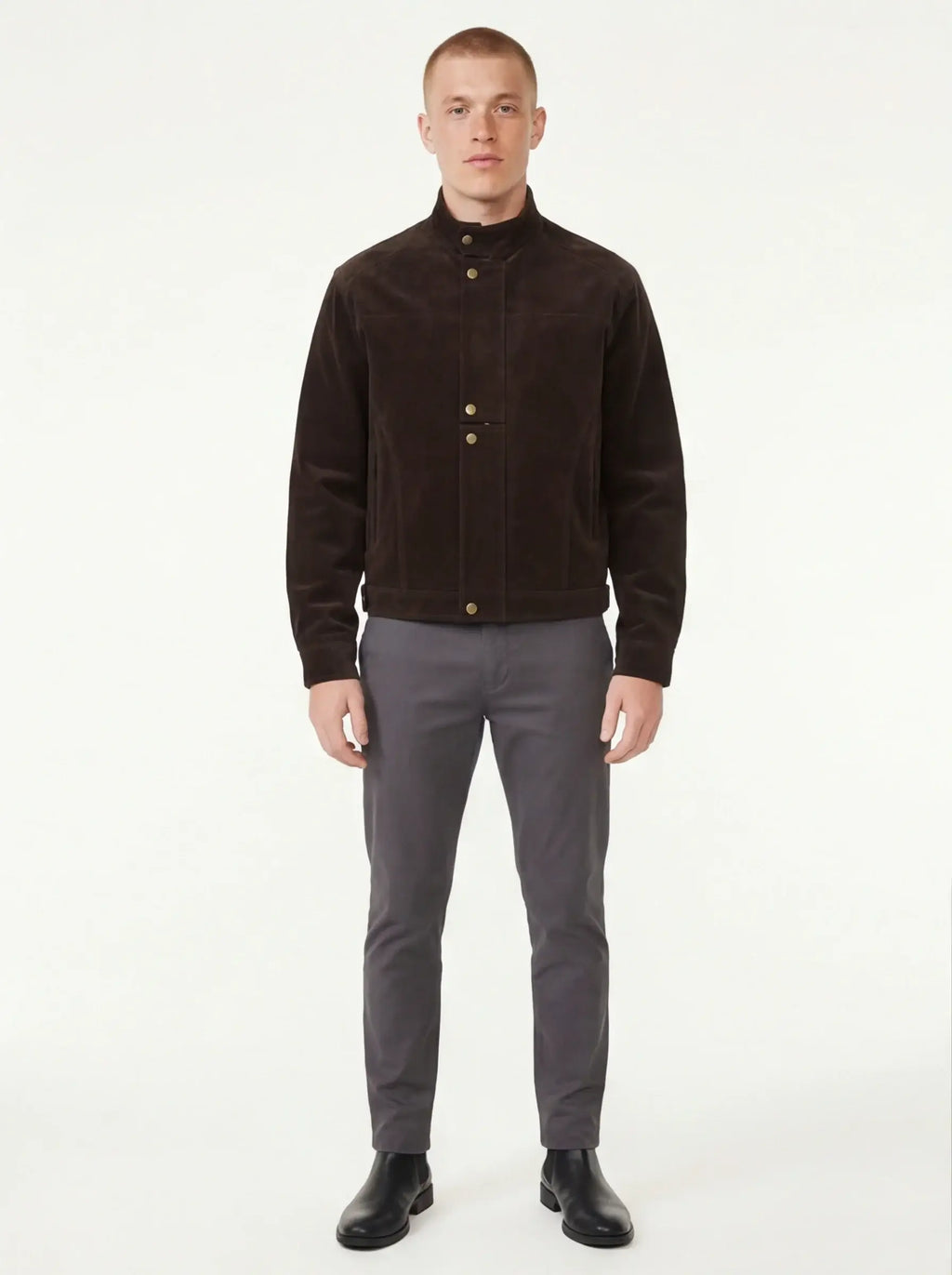 Brushed Avant-Garde Jacket
