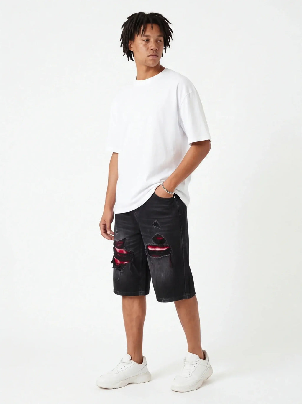 Pantalones Tres Cuartos Urbanos – Interior Afelpado con Estilo Contemporáneo