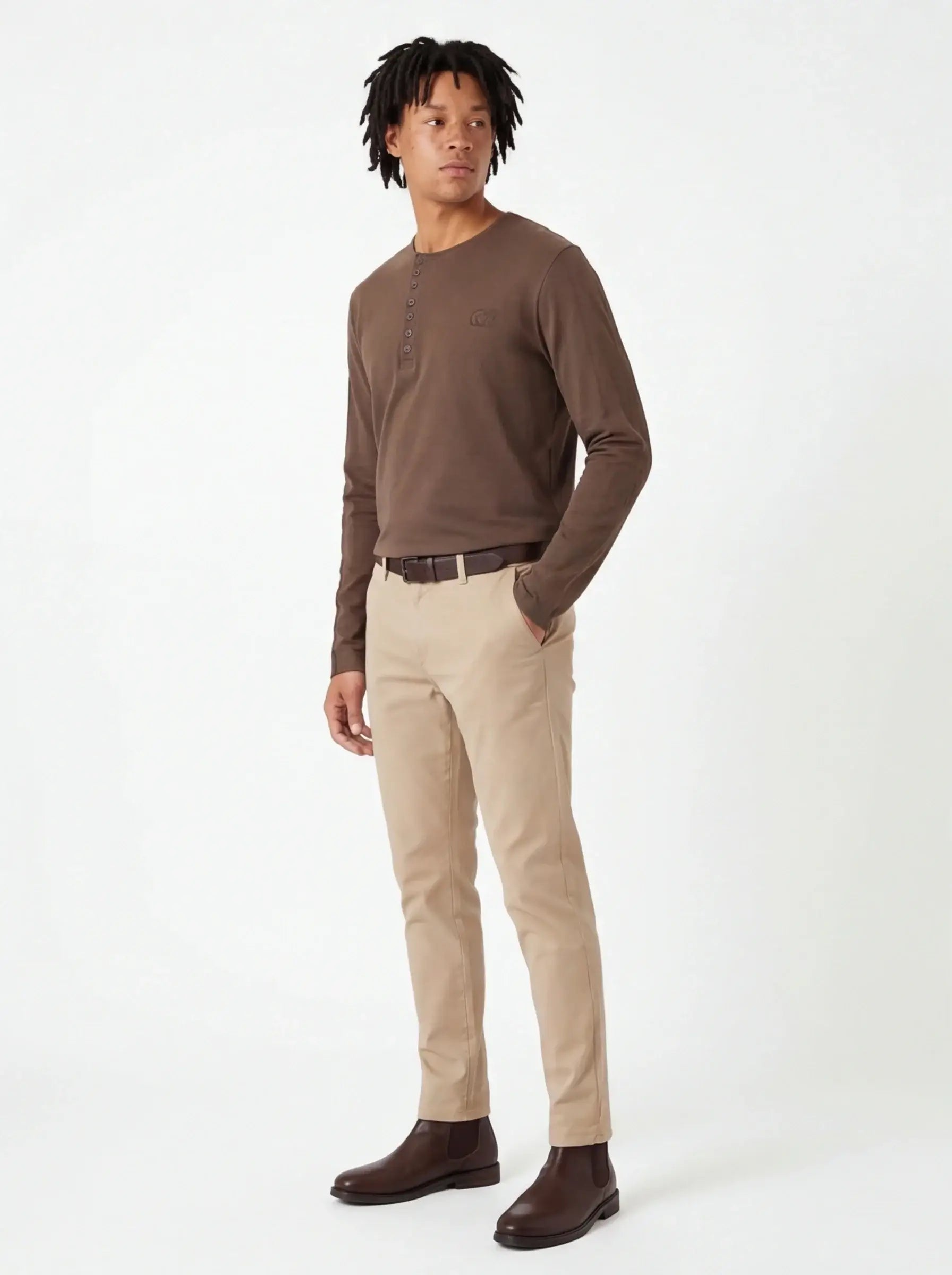 Brushed Iconic Long Sleeve Shirt