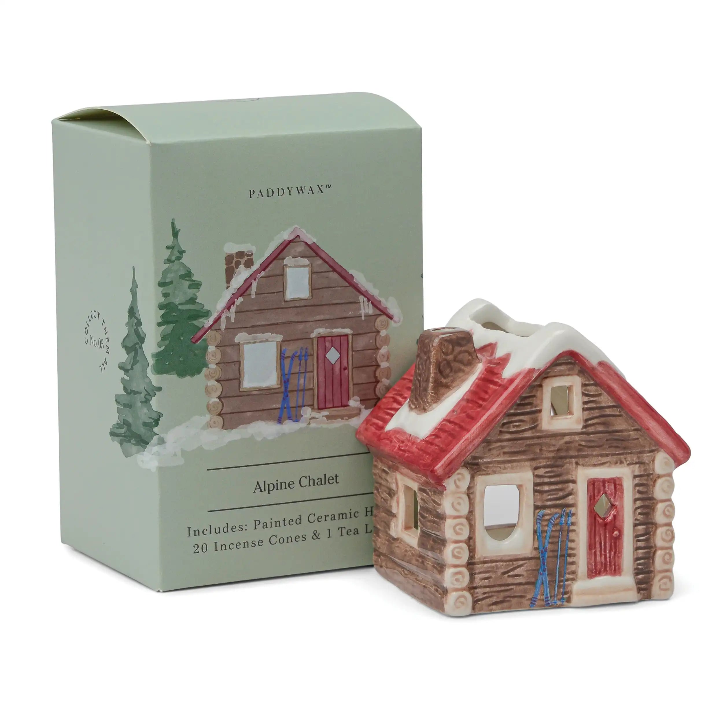 Portavela e Incienso Paddywax Alpine Chalet
