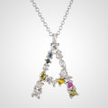 Collar Letra Inicial - Plata de Ley 925