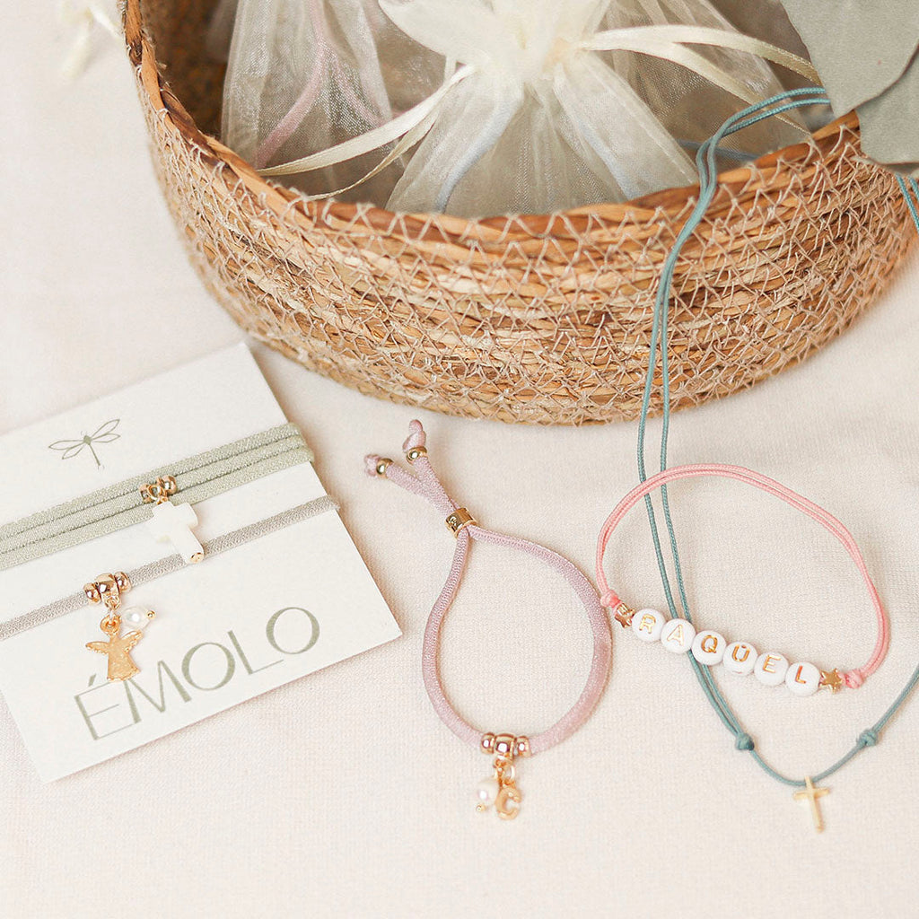 Pulsera Chenille Personalizada (comuniones)