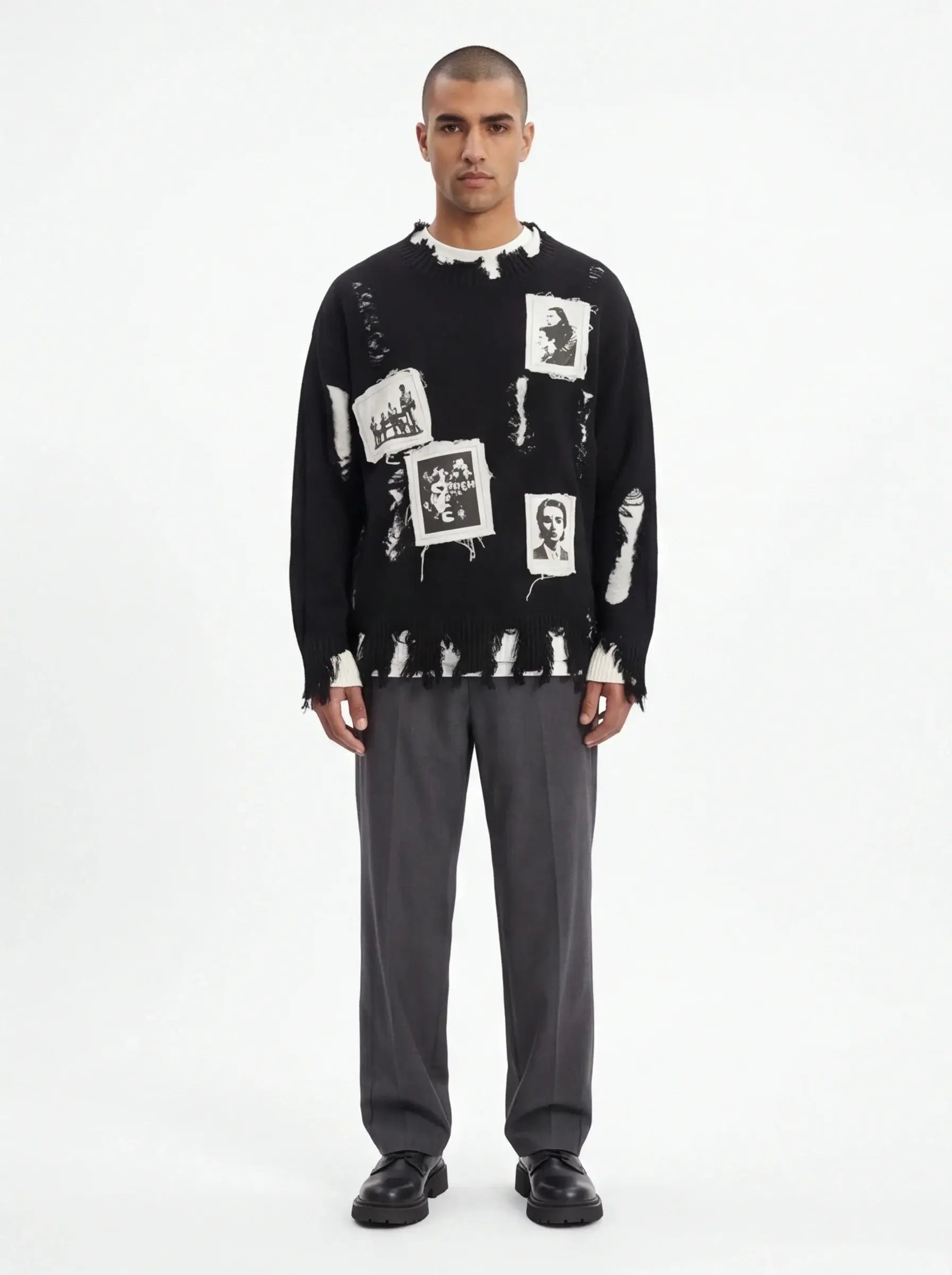 Grozavu Combed Tailored Sweatshirt