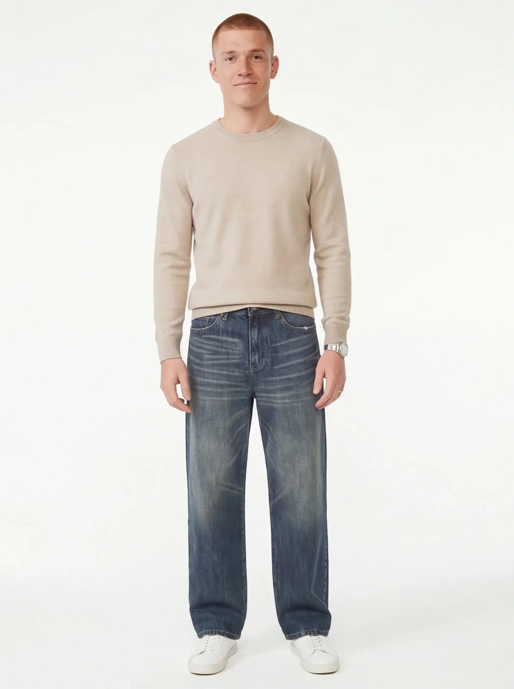 Matte Structured Jeans