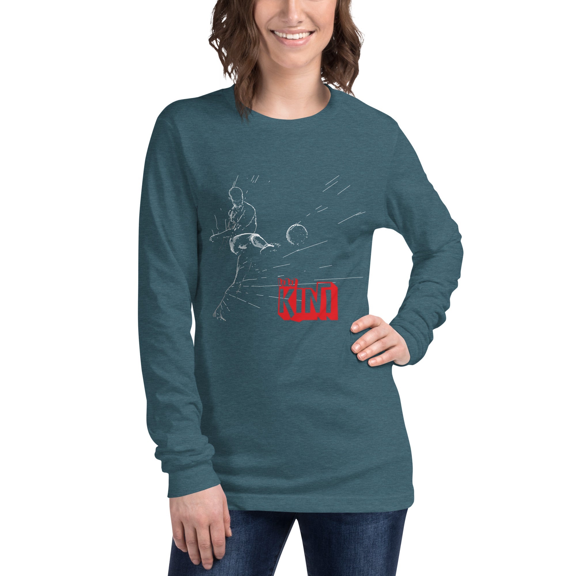 Camiseta manga larga unisex Futbol Passion