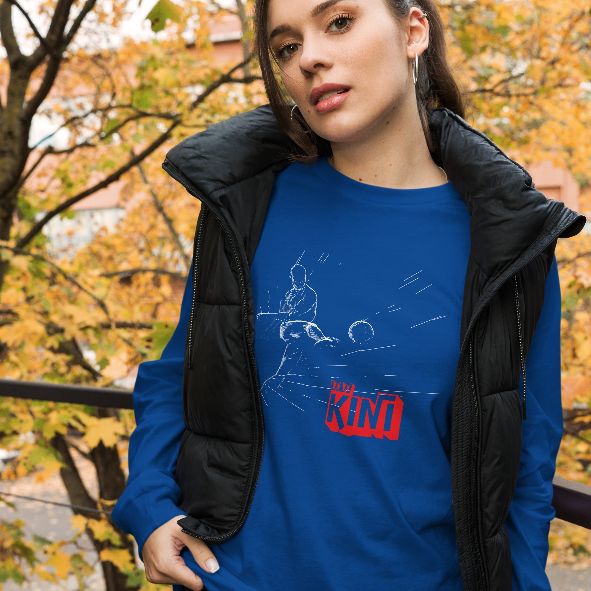 Camiseta manga larga unisex Futbol Passion