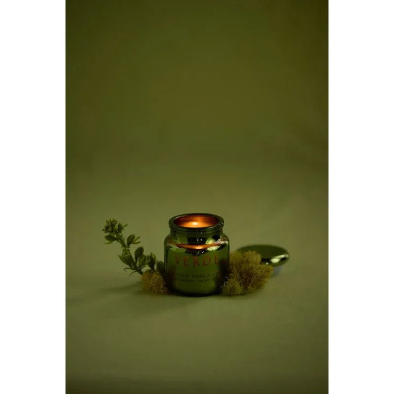 Vela en Vaso Metálico Paddywax Chroma 71g - Musgo del Pacífico | Elegancia y Aroma Natural