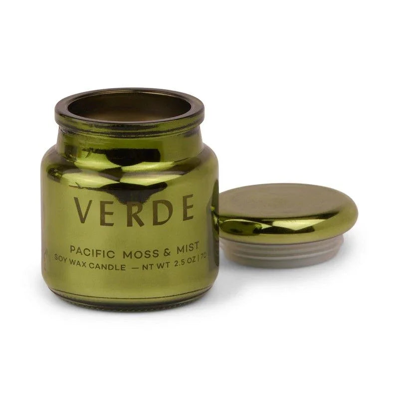 Vela en Vaso Metálico Paddywax Chroma 71g - Musgo del Pacífico | Elegancia y Aroma Natural
