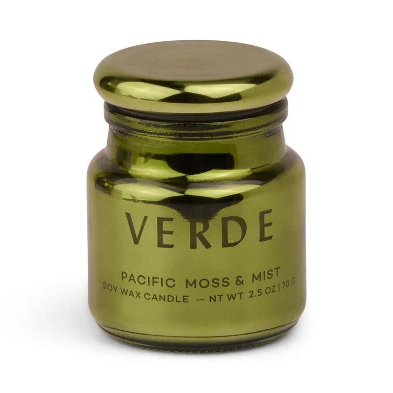 Vela en Vaso Metálico Paddywax Chroma 71g - Musgo del Pacífico | Elegancia y Aroma Natural