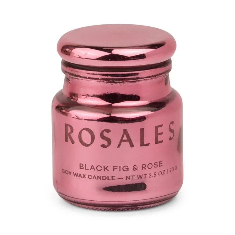 Vela en Vaso Metálico Paddywax Chroma 71g - Rosa & Azafrán | Aroma Floral y Diseño Sofisticado