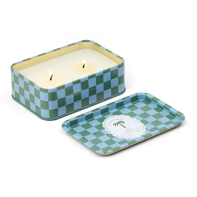 Vela en Lata Paddywax A Dopo Lush Palms 184 g | Aroma coco en Lata Retro