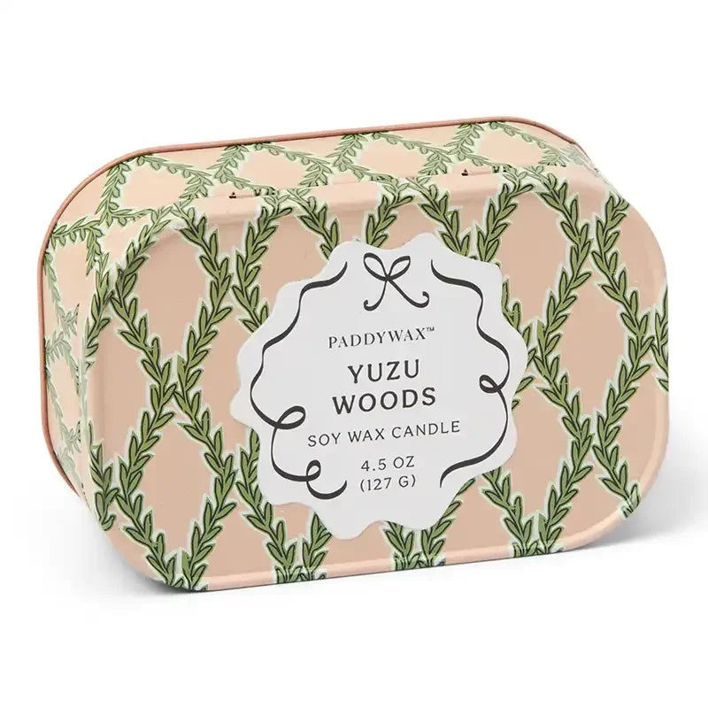 Vela CHERIE Yuzu Woods 127g | Aroma cítrico fresco con diseño Vintage