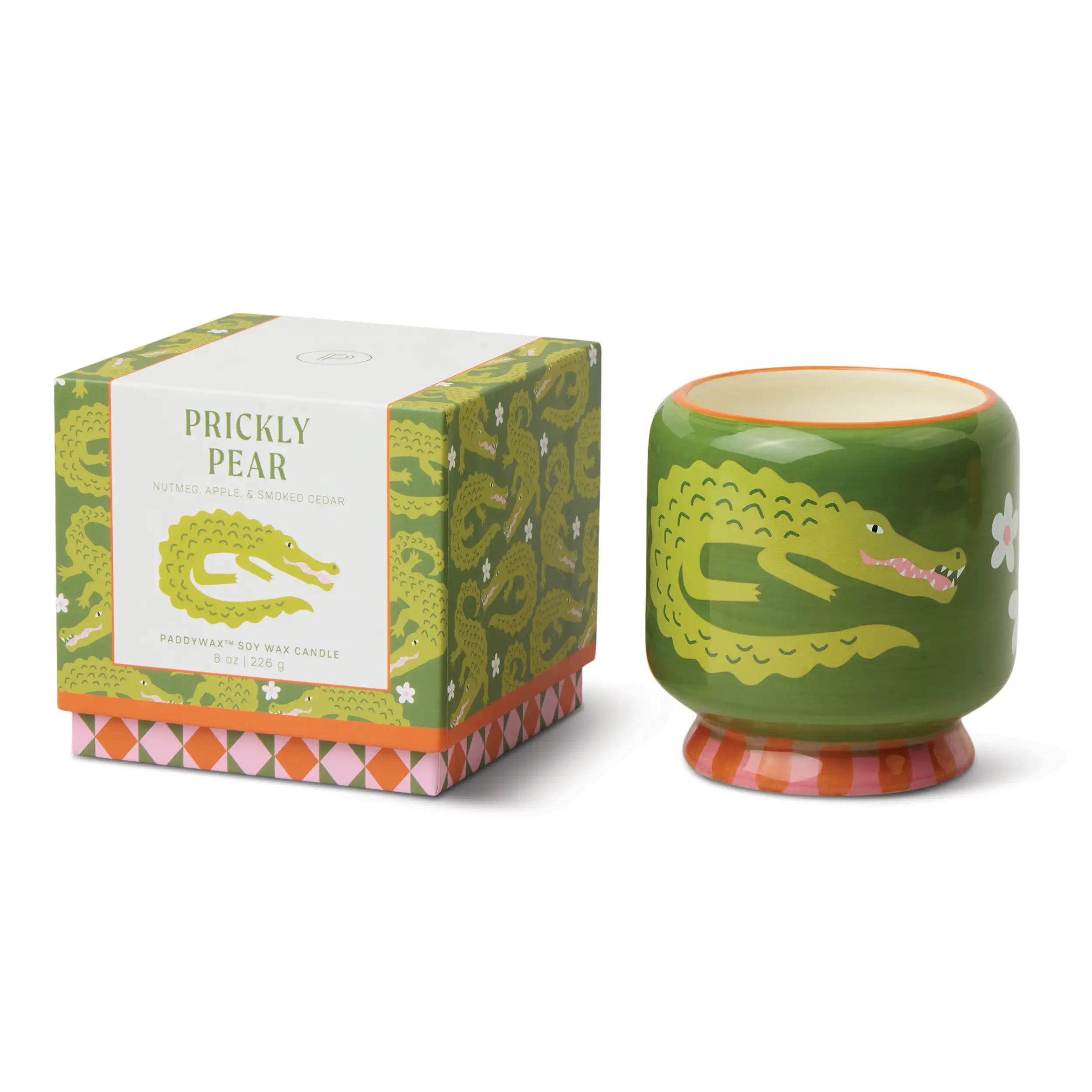 Vela Perfumada Cocodrilo Paddywax A Dopo 226g Aroma Cedro y Manzana