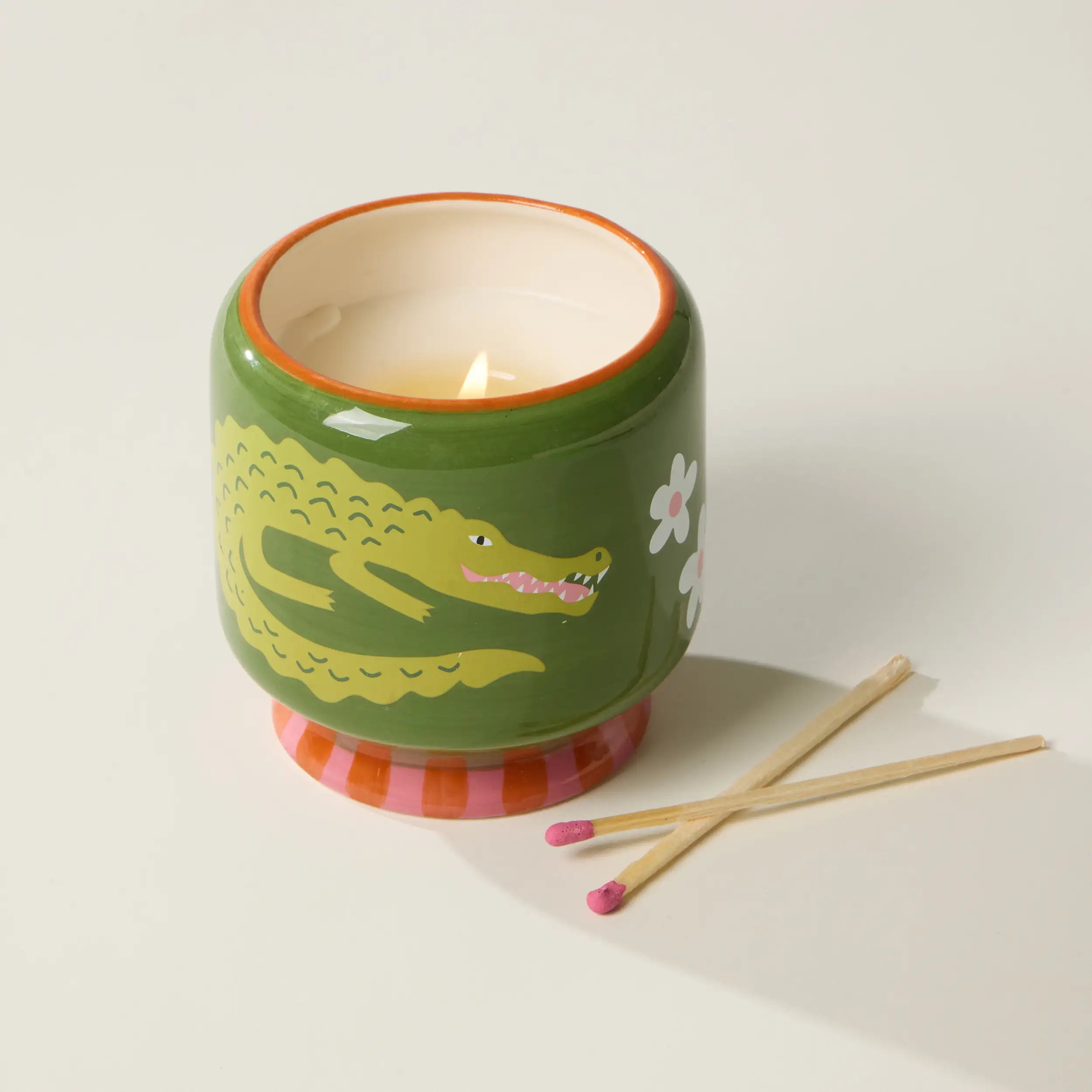 Vela Perfumada Cocodrilo Paddywax A Dopo 226g Aroma Cedro y Manzana