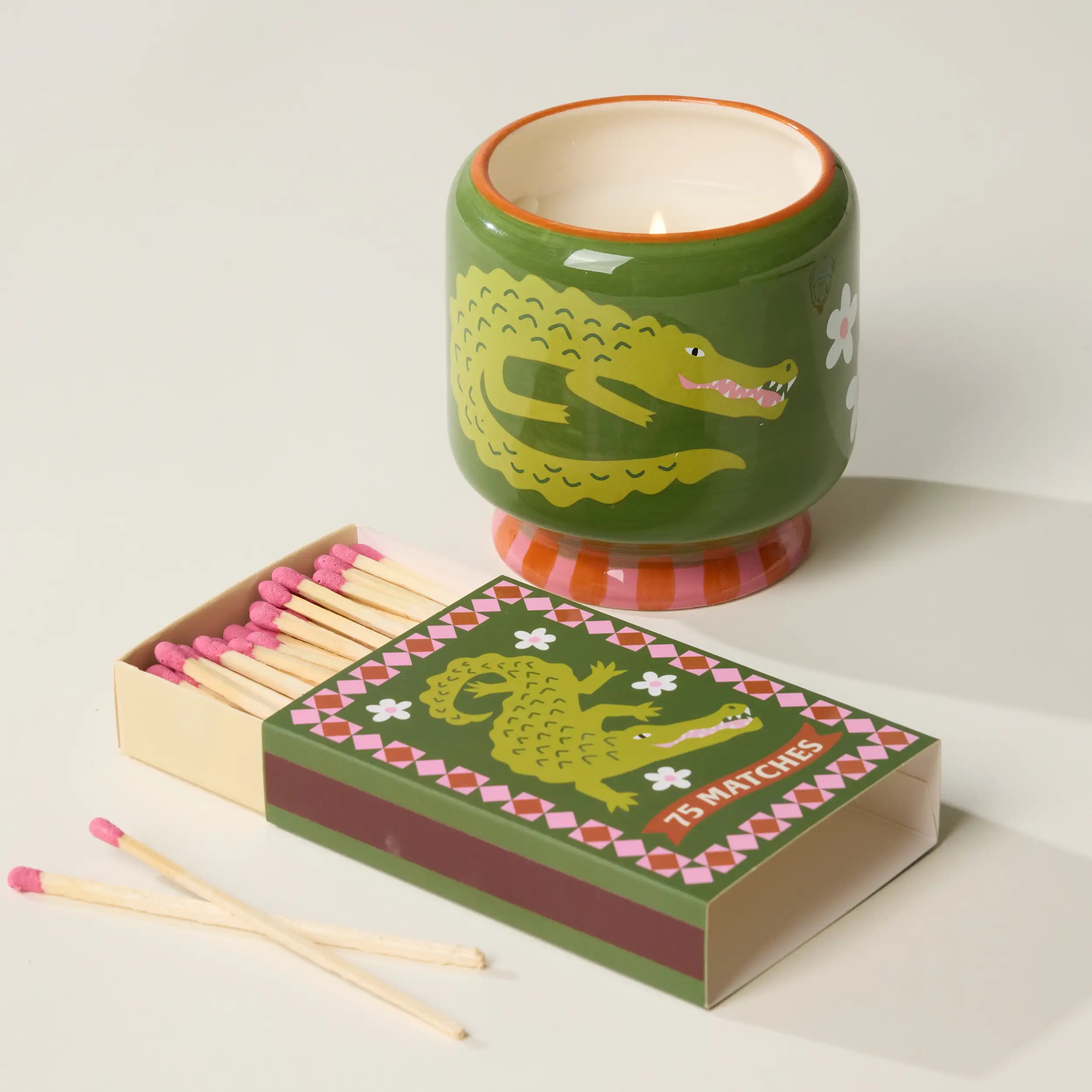 Vela Perfumada Cocodrilo Paddywax A Dopo 226g Aroma Cedro y Manzana