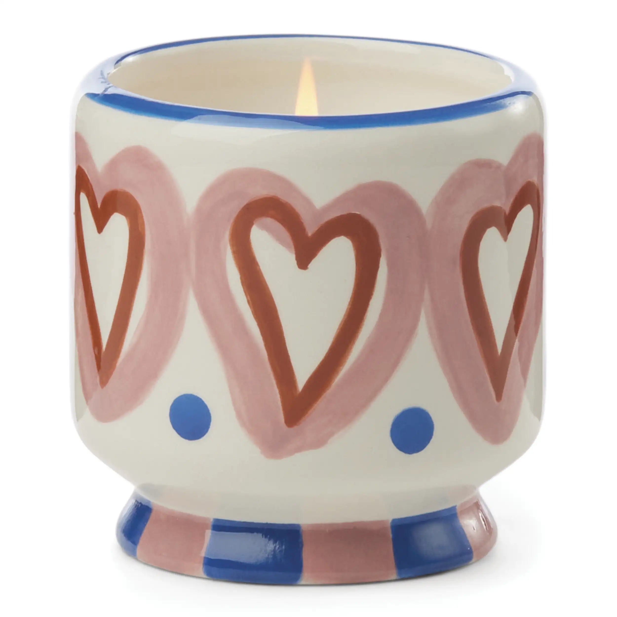 Vela Aromática Paddywax Corazones Cerámica 226g Regalo Original
