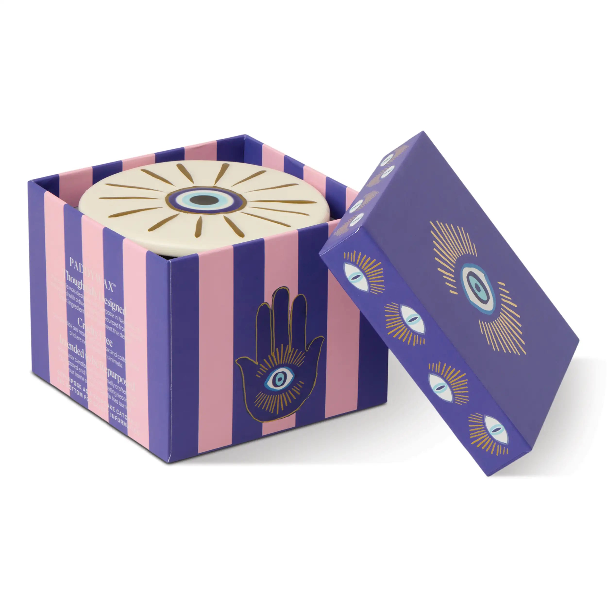 Vela Aromática Paddywax Evil Eye Charmed 226 g Incienso y Notas Ahumadas