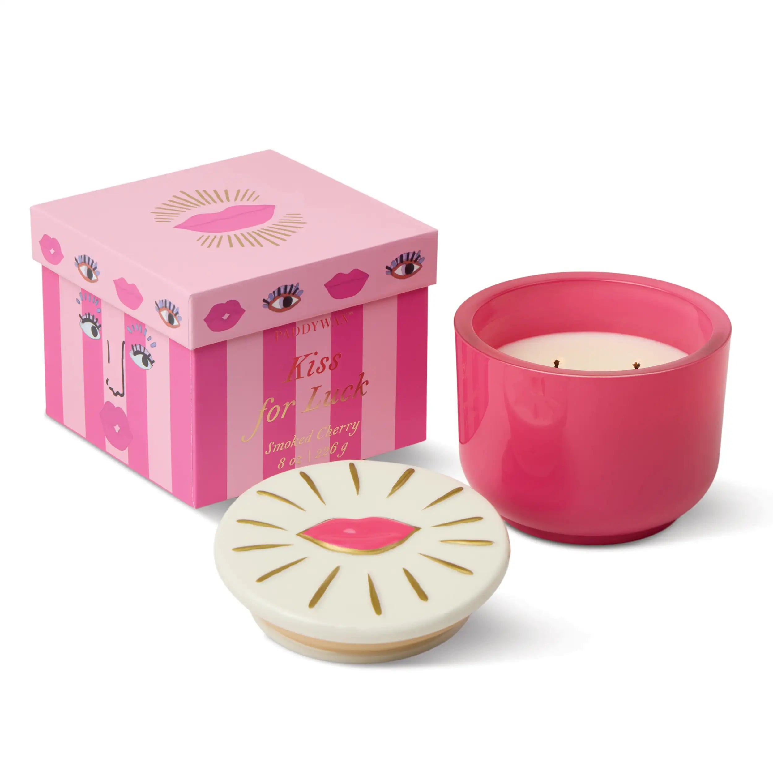 Vela Aromática Paddywax Beso Charmed 226 g Aroma Cereza Ahumada
