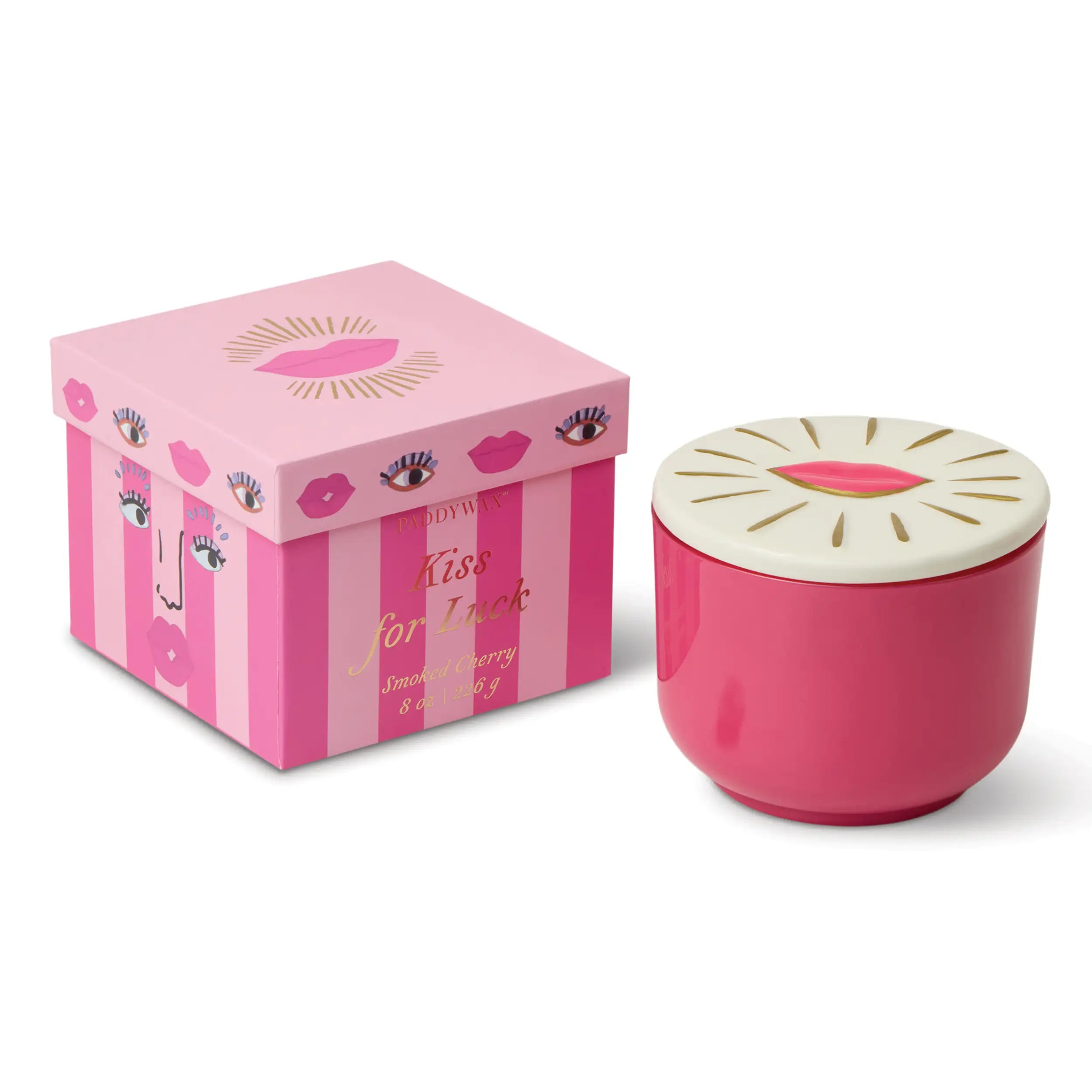 Vela Aromática Paddywax Beso Charmed 226 g Aroma Cereza Ahumada