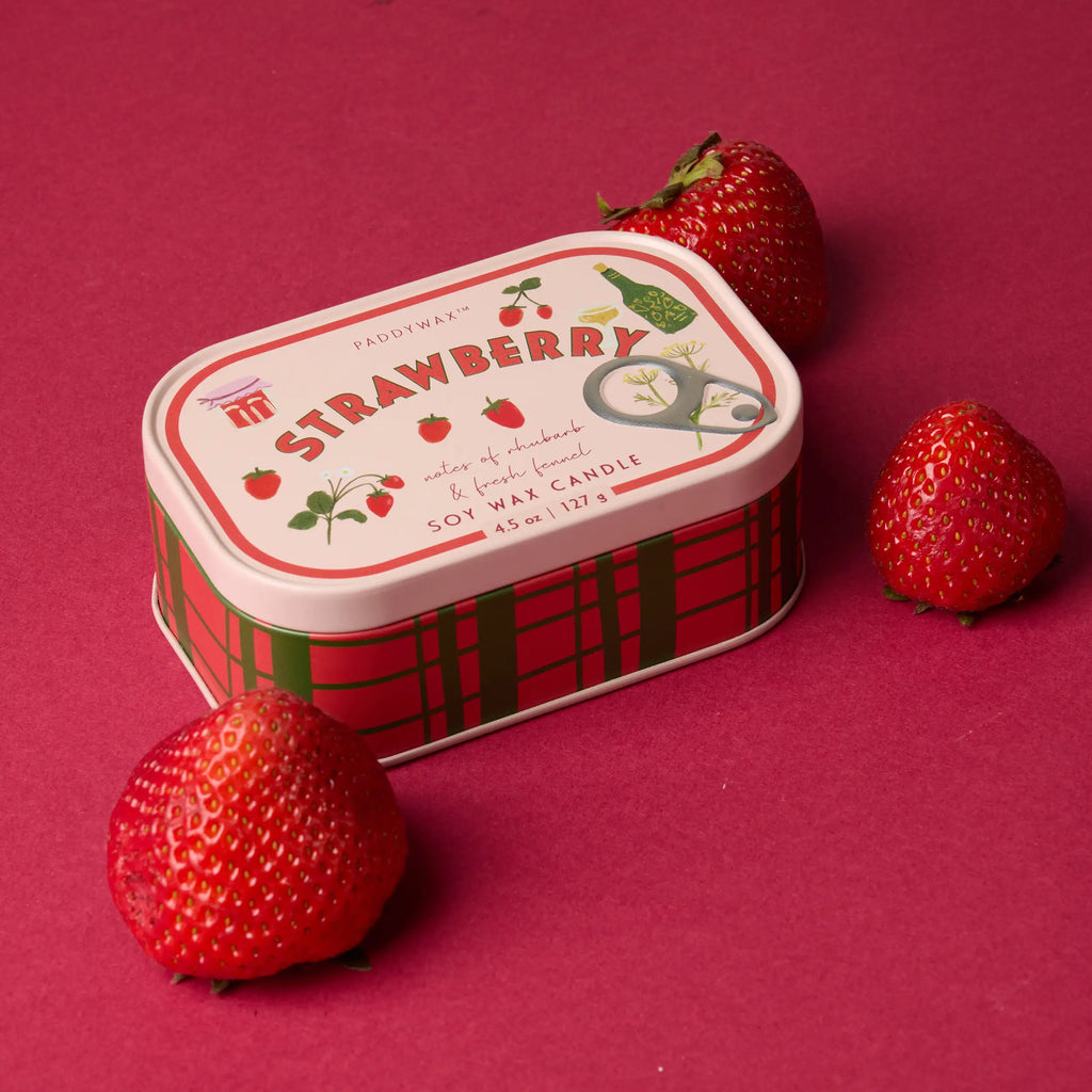 Vela Aromática Fresa Paddywax Bistro 127g Estilo Vintage Agradable