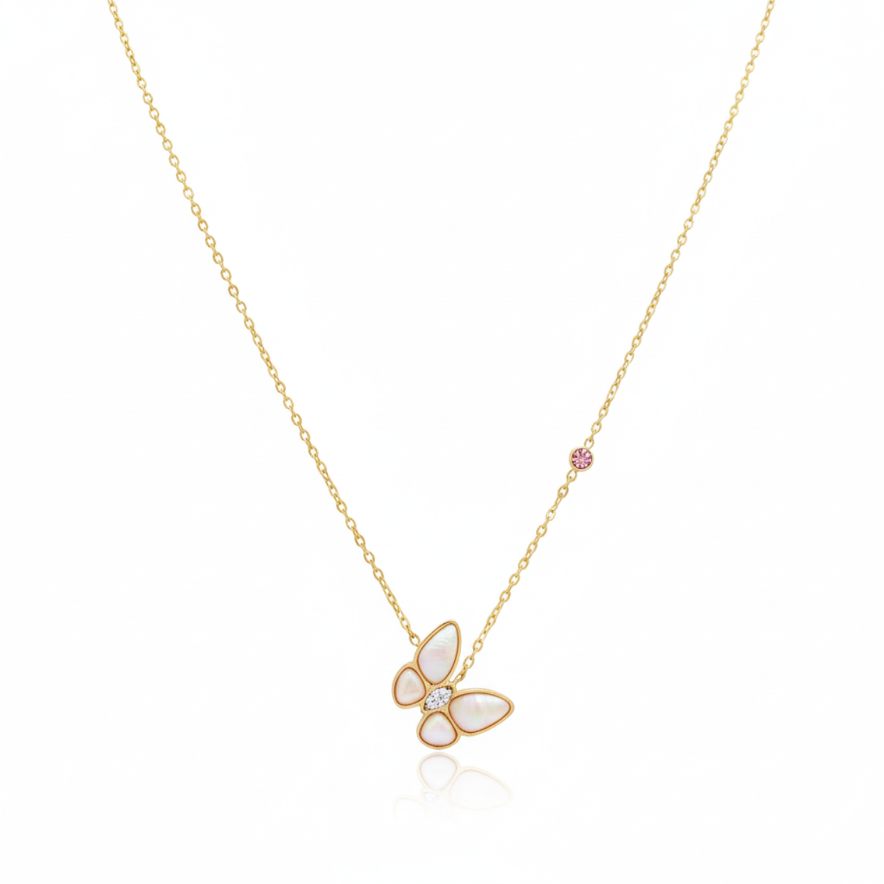 Collar Mariposa Aura Rose