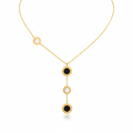 Collar Tempus Noir et Blanc