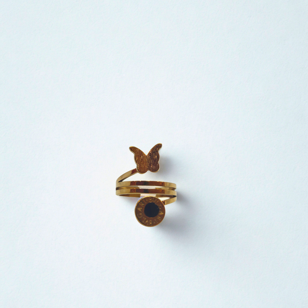 Anillo Éclat de Mariposa Noir