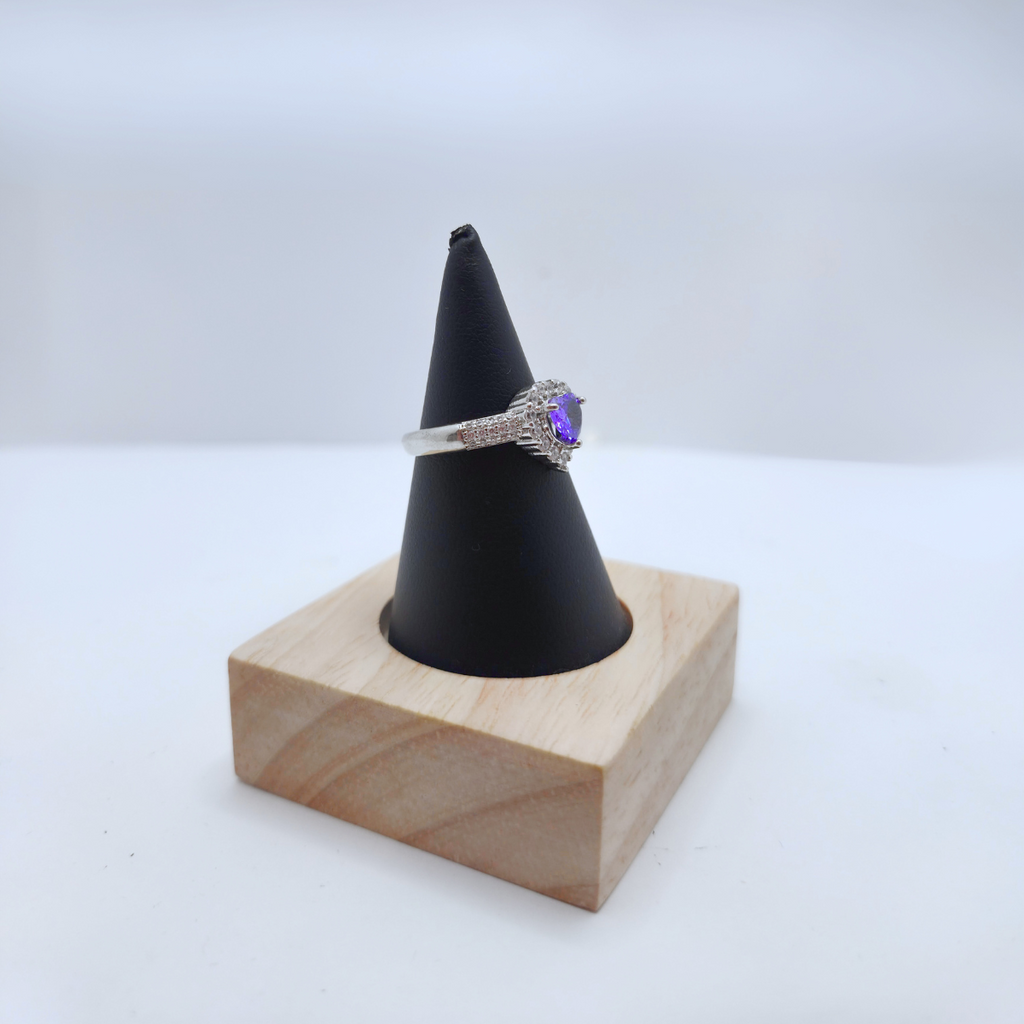 Anillo Violet Halo Suprême