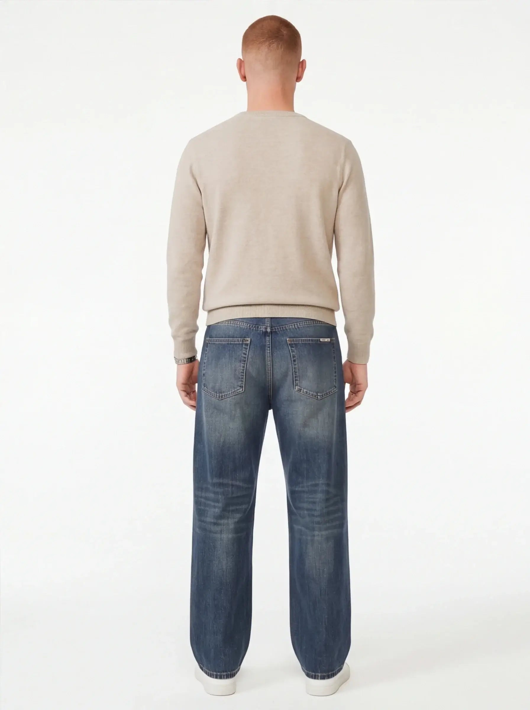 Matte Structured Jeans