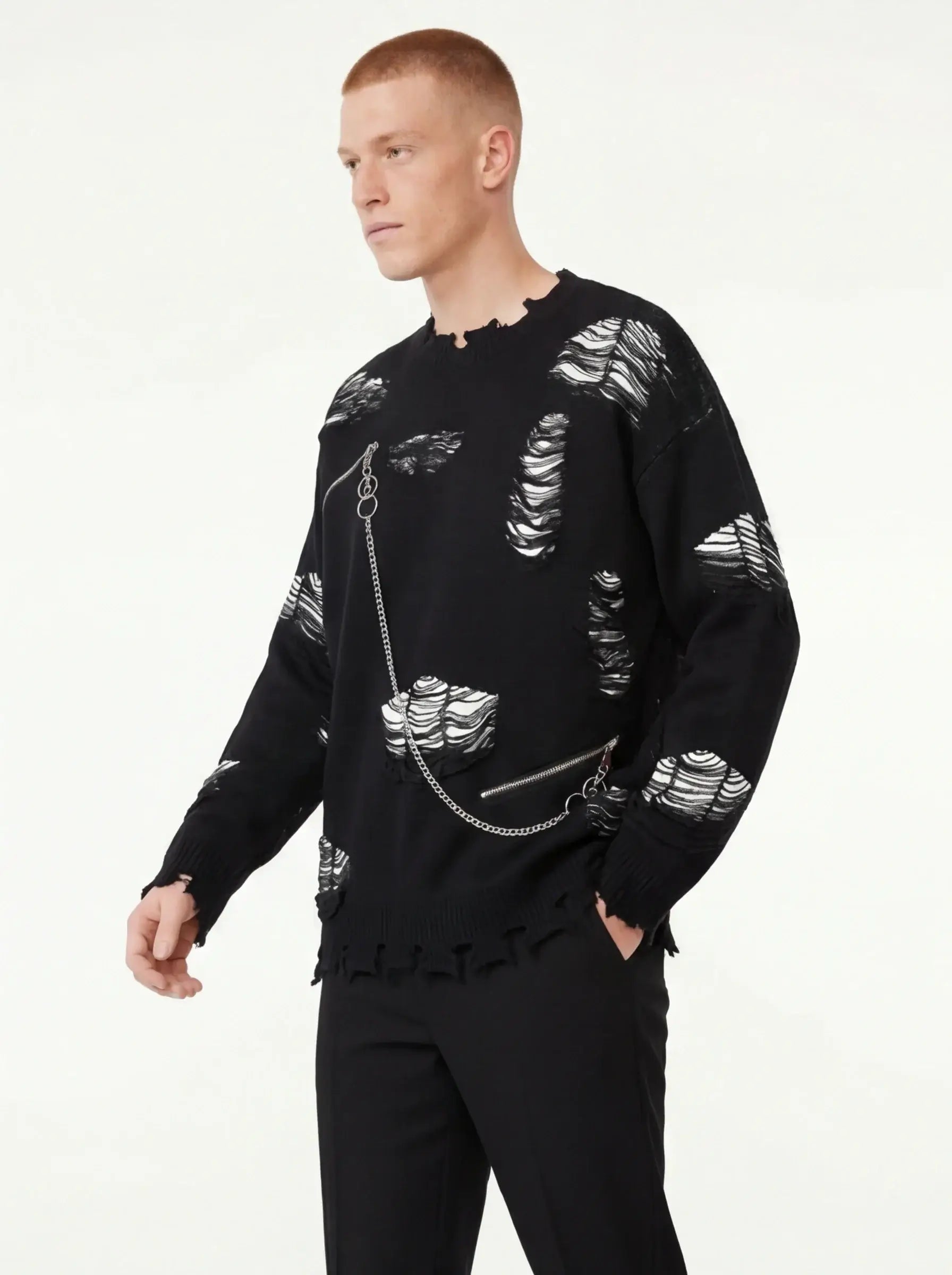 Silk Structured Pullover