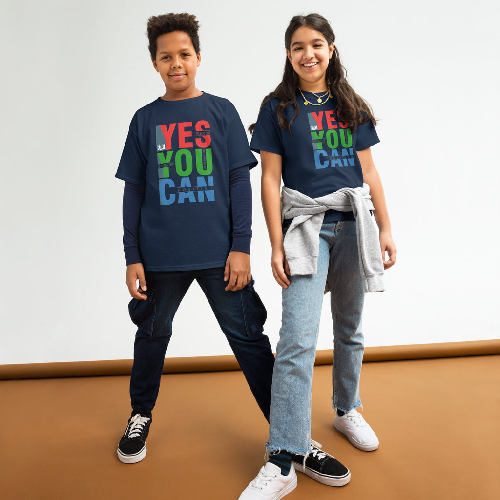 Camiseta para niño Piensa Positivo