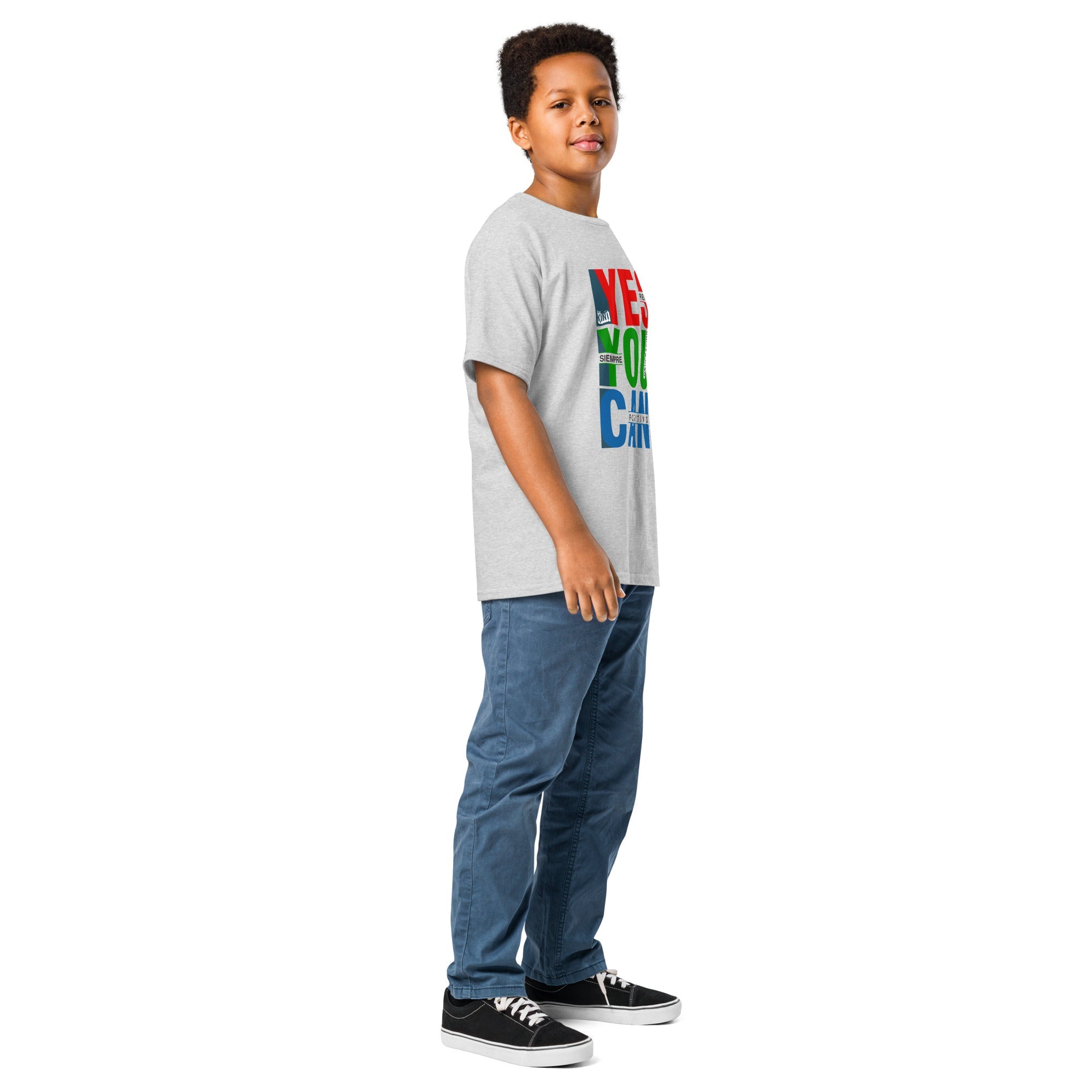 Camiseta para niño Piensa Positivo