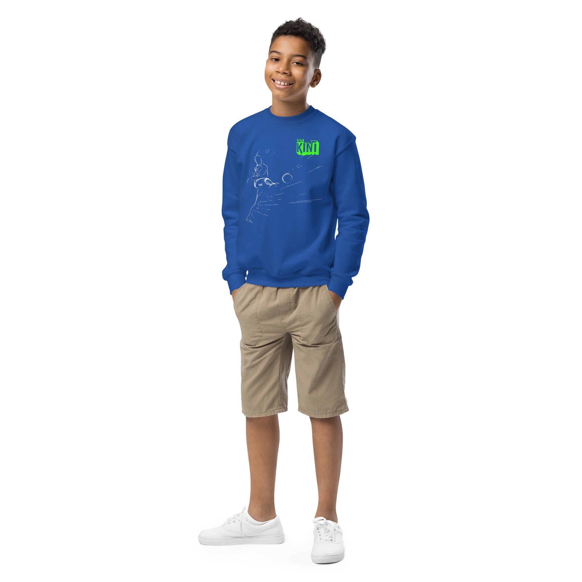 Sudadera niño Futbol Passion Green