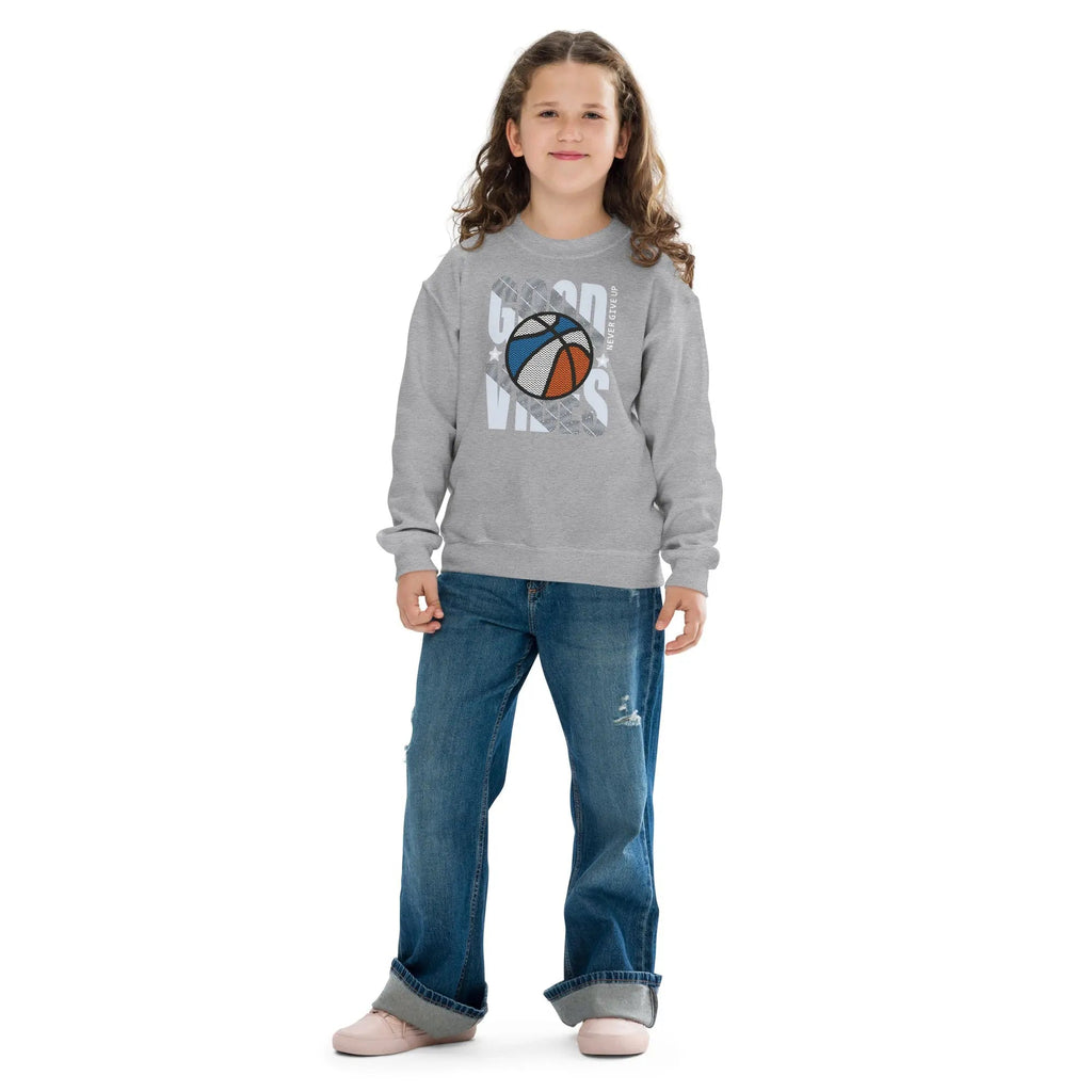 Sudadera clásica niño Kini Never Give Up Basket