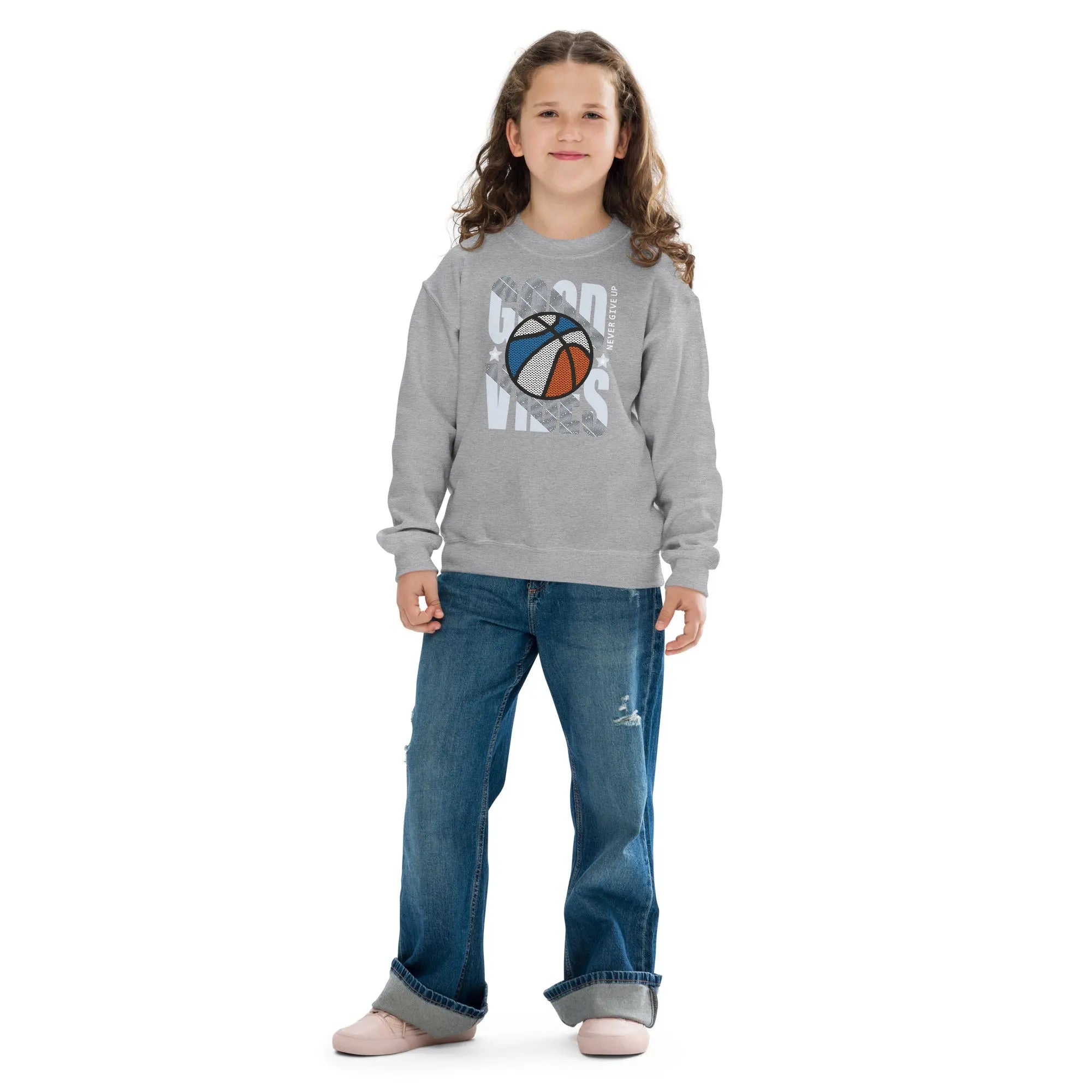 Sudadera clásica niño Kini Never Give Up Basket