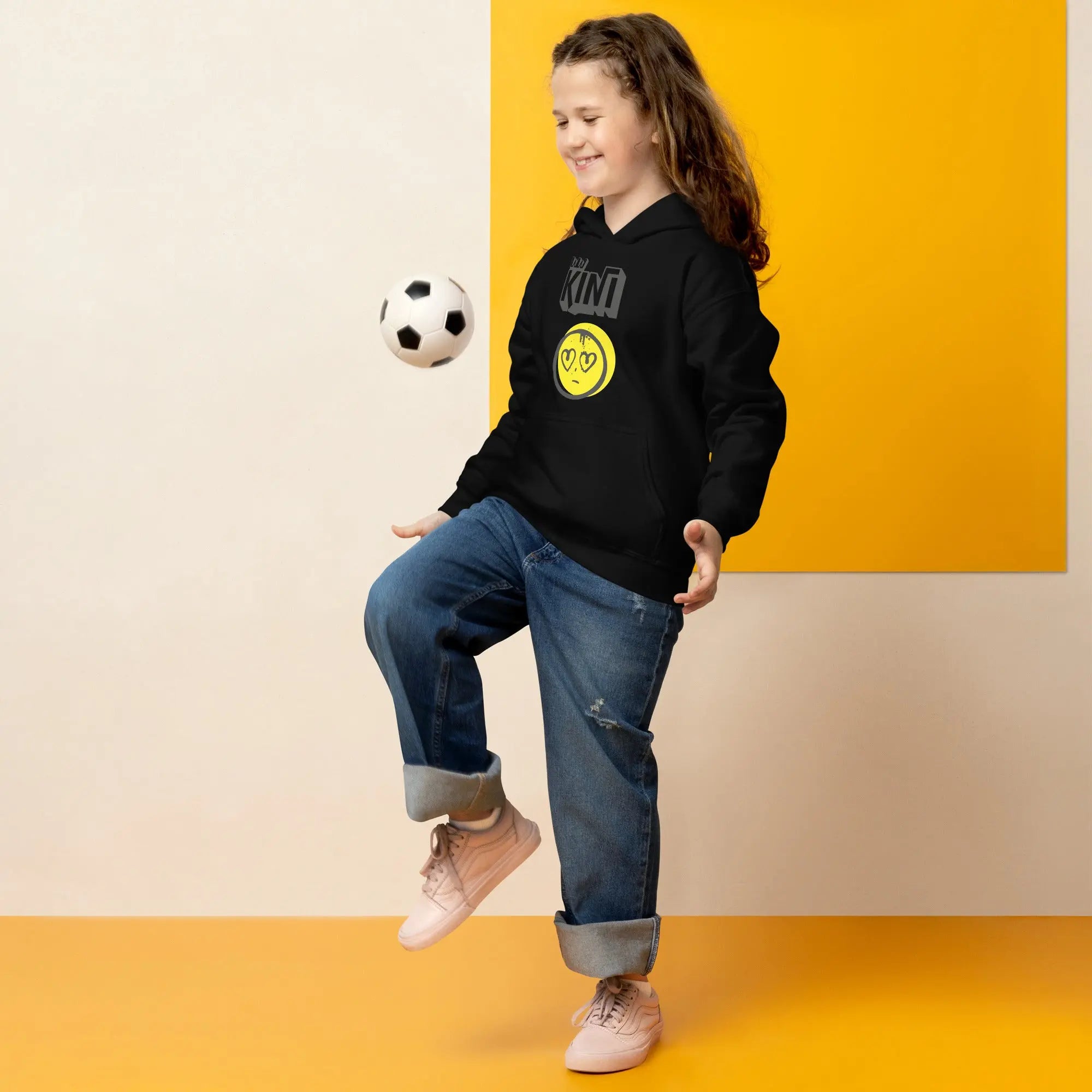 Sudadera calidad con capucha para niño Elamorduele