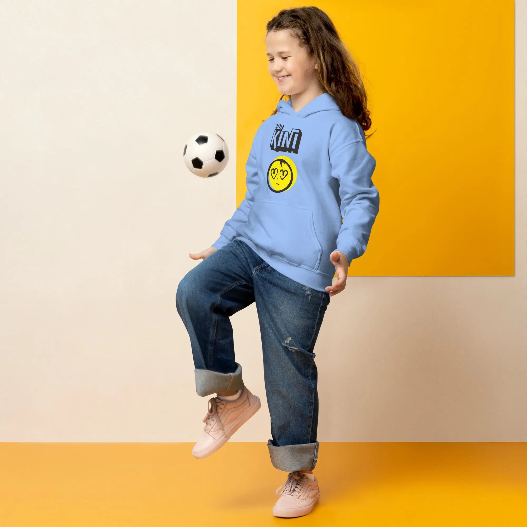 Sudadera calidad con capucha para niño Elamorduele
