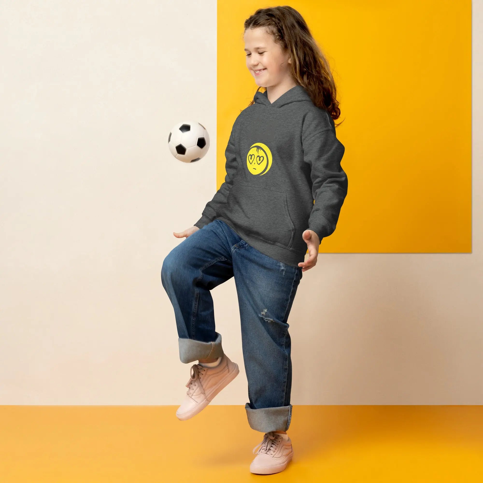 Sudadera calidad con capucha para niño Elamorduele