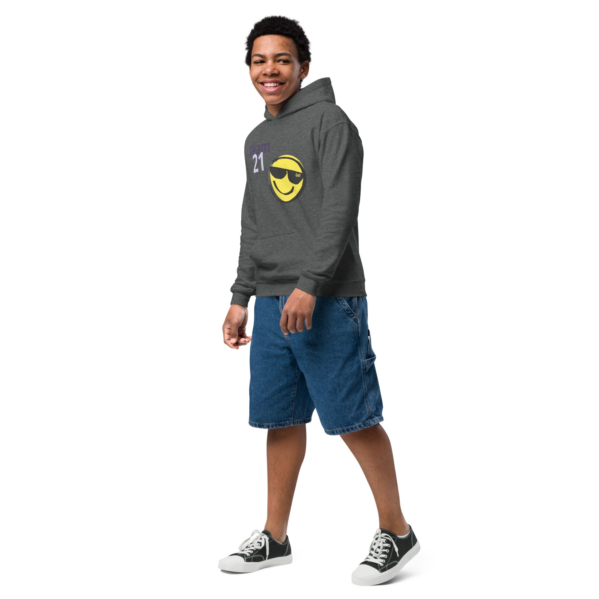Sudadera cálida con capucha para niño Kini Team 21