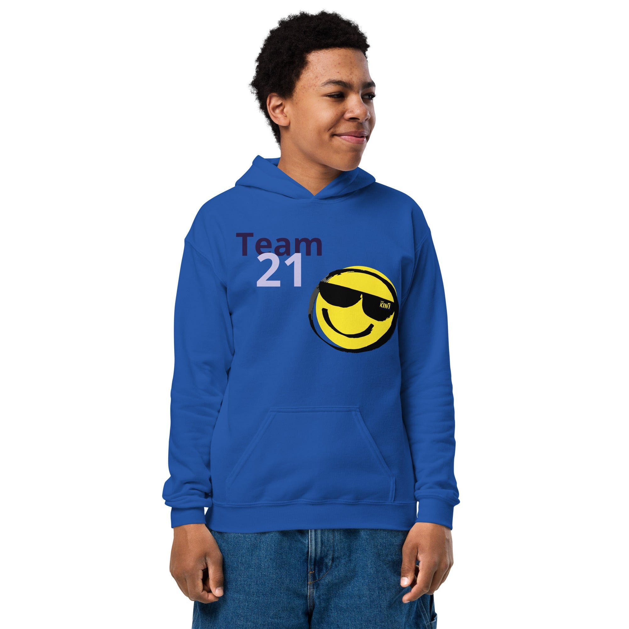 Sudadera cálida con capucha para niño Kini Team 21
