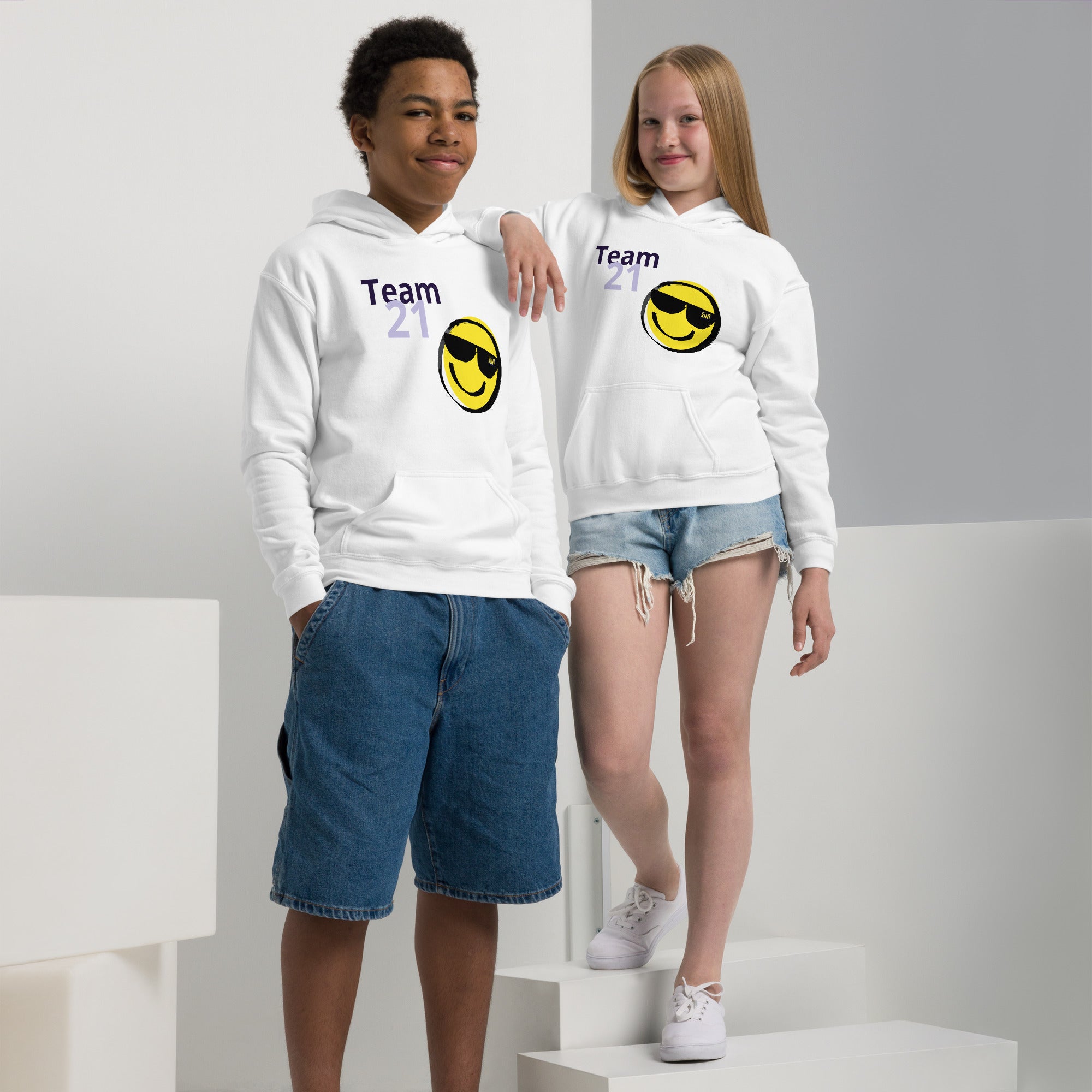 Sudadera cálida con capucha para niño Kini Team 21