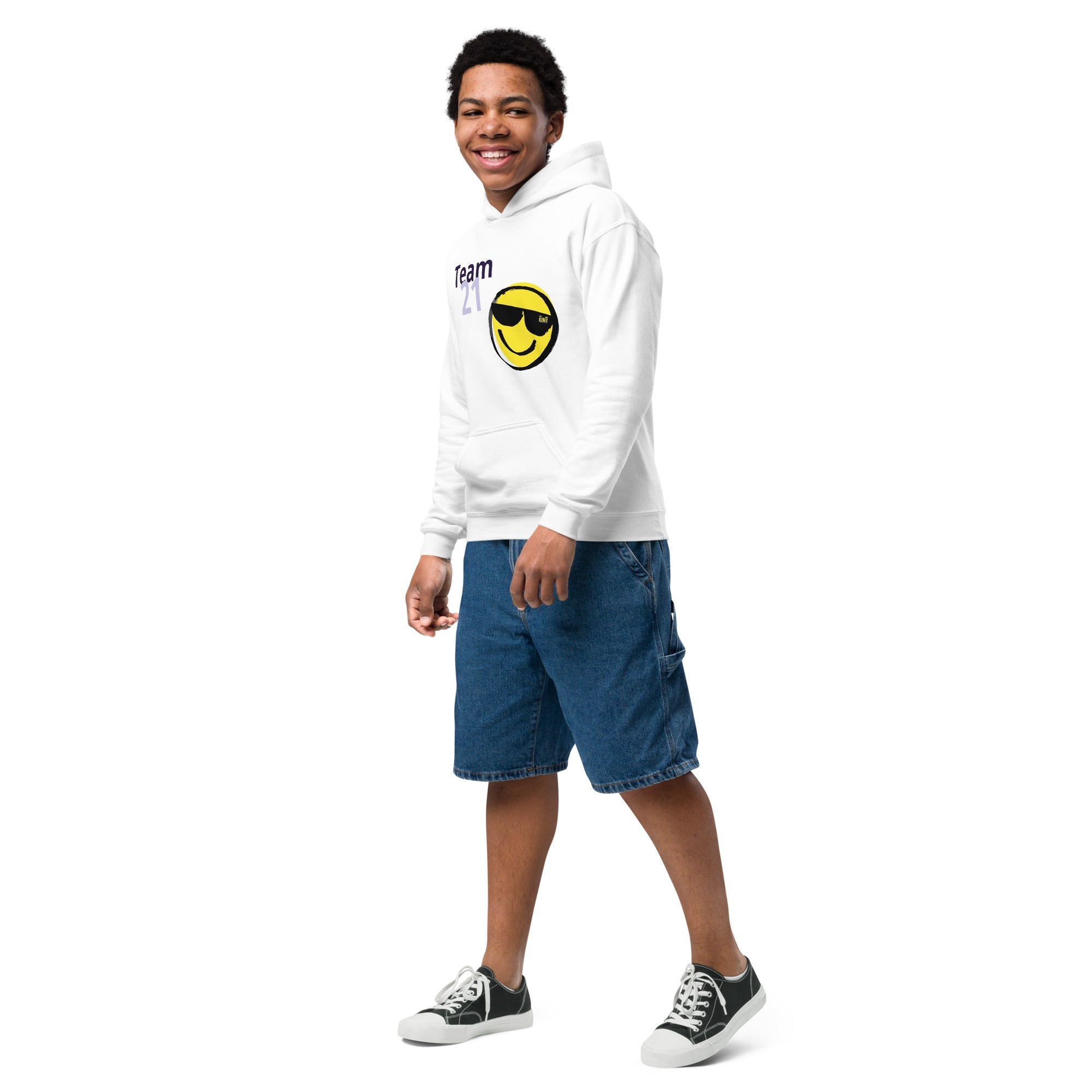 Sudadera cálida con capucha para niño Kini Team 21