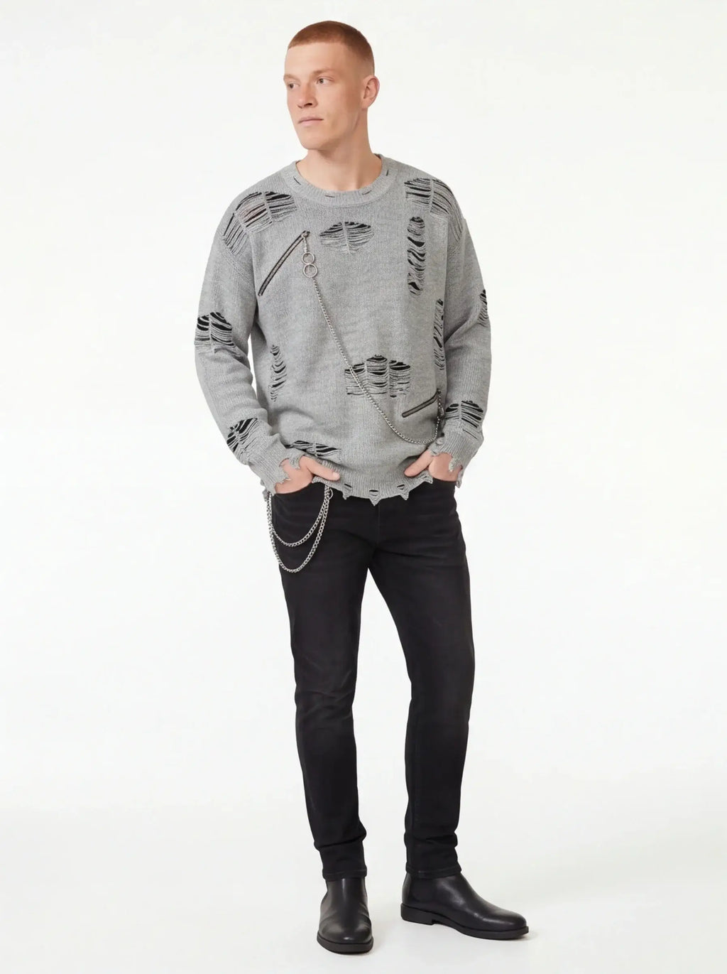 Silk Structured Pullover